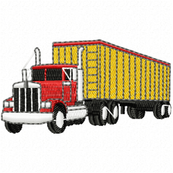 Truck Embroidery Design 11 Truck Embroidery Design 11